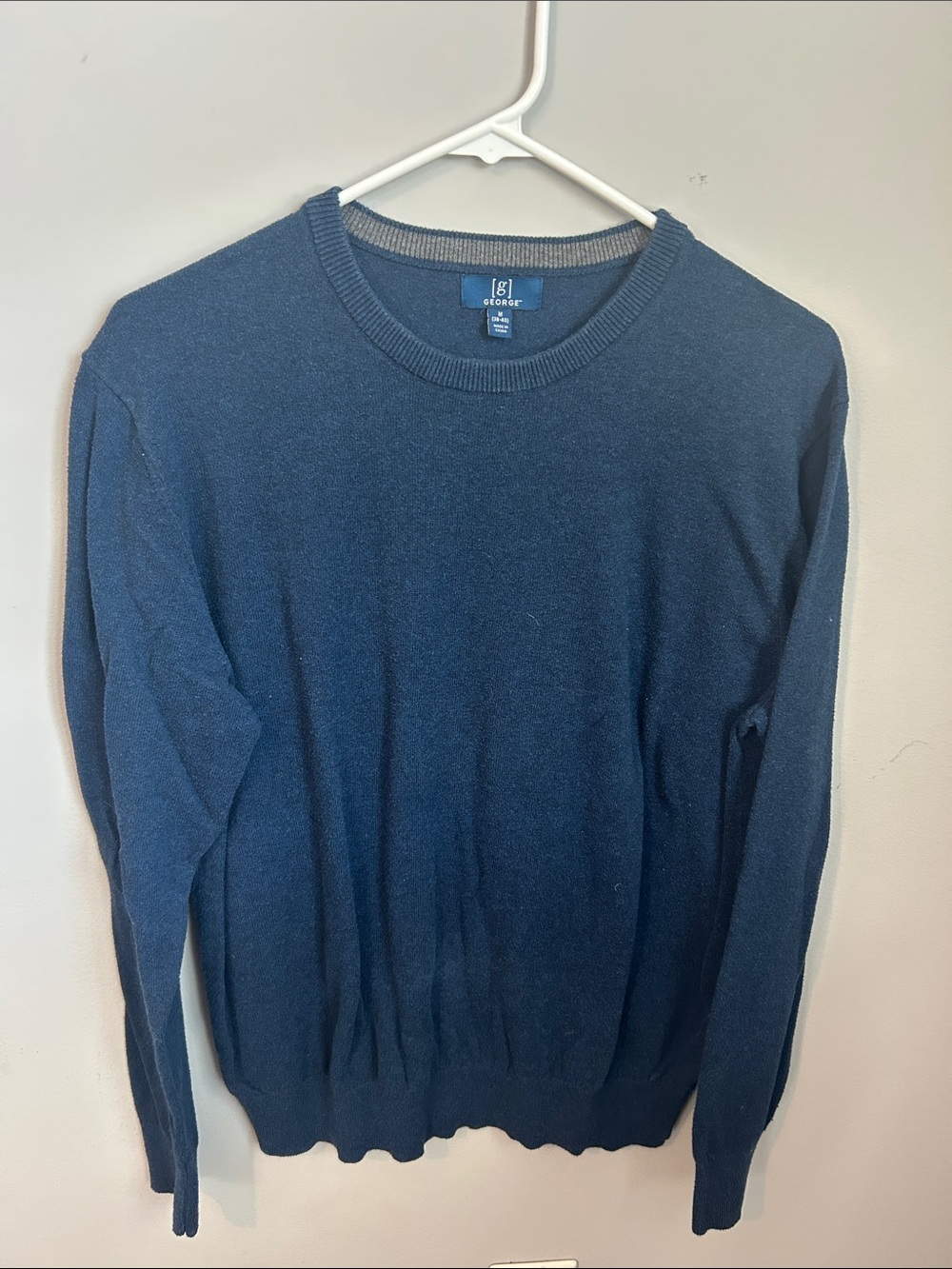 George Men’s Dark Blue Crewneck Sweater